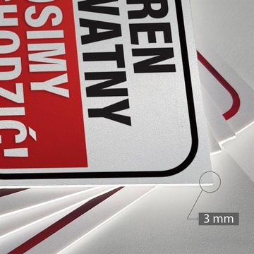 ЗНАК ЗДОРОВЬЯ И БЕЗОПАСНОСТИ 20х30см. В ЧАСТНУЮ ЗОНУ ВХОД ЗАПРЕЩЕН.