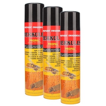 PROPAL HERKULES x3 sprayu owadobójczego 900ml