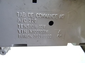 30280022 CITROEN XSARA II PANEL KLIMATIZACE