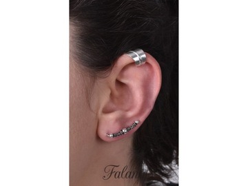 СЕРЬГА ГЛАДКАЯ, ЗАЖИМ ДЛЯ УШНОЙ КАФЫ, kn177