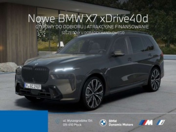 BMW X7 SUV Facelifting 3.0 40d 352KM 2026 BMW X7 xDrive40d 352 KM mHEV - Gotowy do Odbioru - Pakiet M Pro - Sky Loun