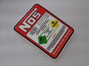 НАКЛЕЙКА NOS NITRO NITROUS OXIDE Systems НАКЛЕЙКА 7,2 x 9,5 см