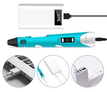 3D-ПРИНТЕР ШАРИКОВАЯ РУЧКА MAGIC PEN REfills 210 M PLA КНИГА С ШАБЛОНАМИ 5 в 1