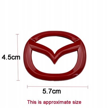 Наклейка с логотипом MAZDA на руль.
