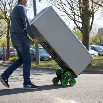 ПРОЧНАЯ ТРАНСПОРТНАЯ ТЕЛЕЖКА, СКЛАДНАЯ, макс. 200 кг