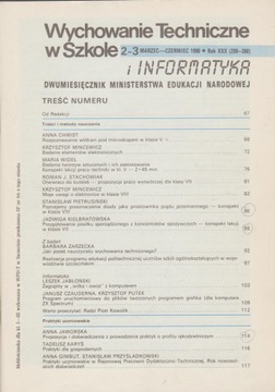 ТЕХНИЧЕСКОЕ ОБРАЗОВАНИЕ В ШКОЛЕ 2-3/1990