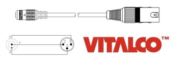 ПЕРЕХОДНИК XLR «МАМА» — РАЗЪЕМ MINI JACK 3,5 VITALCO