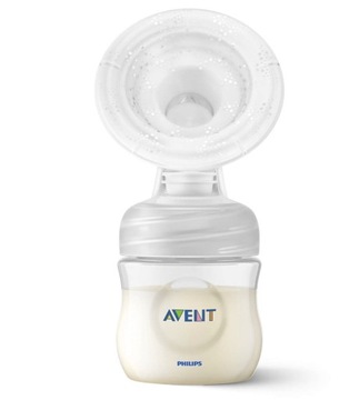 PHILIPS AVENT LAKTATOR RĘCZNY SZYBKI PRZENOŚNY SCF430/10 +AKCESORIA BUTELKA