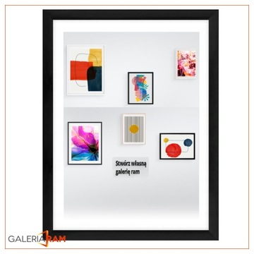 Ramka na zdjęcie 10 x 15 cm Galeria Ram WIK CZARNA