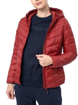 ЖЕНСКАЯ ЗИМНЯЯ ТЕПЛАЯ КУРТКА 4F ПУХОВАЯ, СТЕГАНАЯ