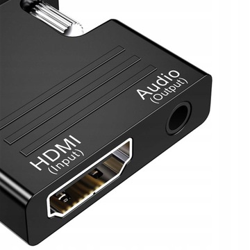 Переходник-конвертер с hdmi на vga d-sub аудио звук