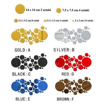 НАКЛЕЙКА НА КРУГЛОЕ ЗЕРКАЛО