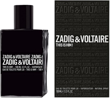 ZADIG & VOLTAIRE THIS IS HIM БУТЫЛКА 100 МЛ EDT + КРЫШКА