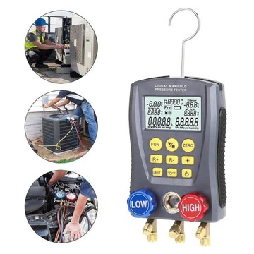 Cyfrowy manometr i tester próżni do chłodnictwa i HVAC