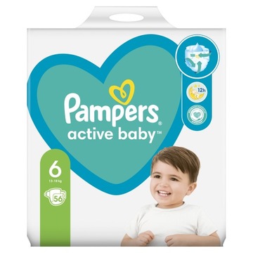 Pampers Active Baby 6 112 szt. 13-18 kg Pieluszki
