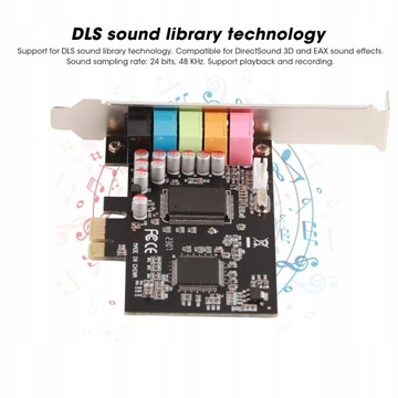 KARTA DŹWIĘKOWA PCI-E 5.1 STEREO PC