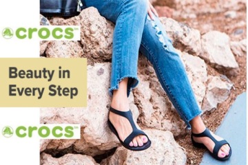 САНДАЛИИ ЖЕНСКИЕ CROCS SERENA ШЛЕПАНЦЫ, ЧЕРНЫЕ, размер 41