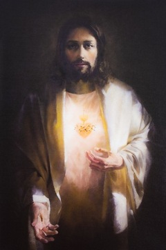 Serce Jezusa - obraz na płótnie