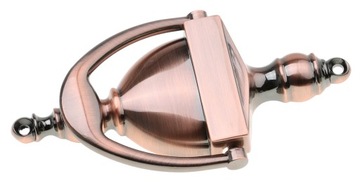 KOŁATKA DRZWIOWA RETRO DO DRZWI AMFORA MIEDŹ ANTYK