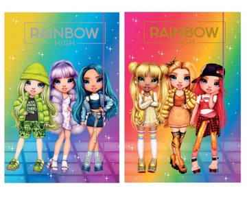Teczka z gumką A4 szkolna RAINBOW HIGH Astra