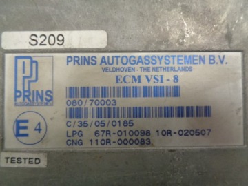 PRINS GAS CONTROLLER LPG КОМПЬЮТЕР ECU V8 V6 R6 ECM