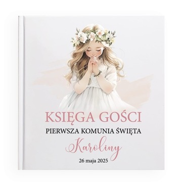 Księga Gości - Pamiątka I Komunii Świętej ZK14 - dziewczynka