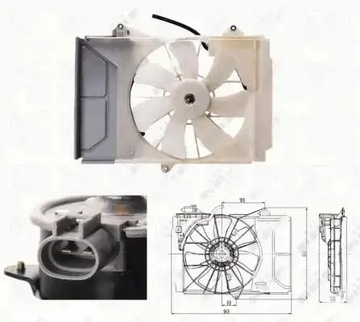 NRF 47697 VENTILÁTOR CHLAZENÍ MOTORU