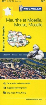 MEURTHE MOZELA Francja mapa drogowa 1:150T
