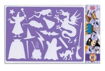 Шаблон для обучения детей рисованию ЗАКЛИНАНИЯ-МАГИЯ