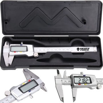 Цифровой штангенциркуль из нержавеющей стали ACCURATE 0-150 мм +etui