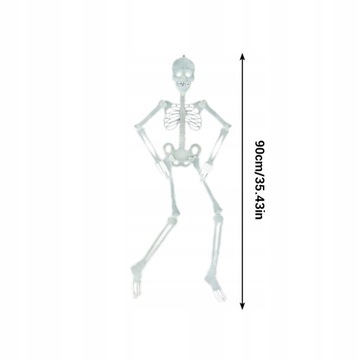 СКЕЛЕТ ЧЕЛОВЕКА 90см СКЕЛЕТ ДЛЯ ХЭЛЛОУИНА LED