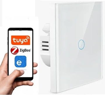 DOTYKOWY WŁĄCZNIK ŚWIATŁA SZKLANY Zigbee Tuya