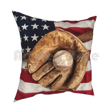 Vintage Baseball 1 Pillow Case Printed Home Soft Throw Pillow Baseball Spor