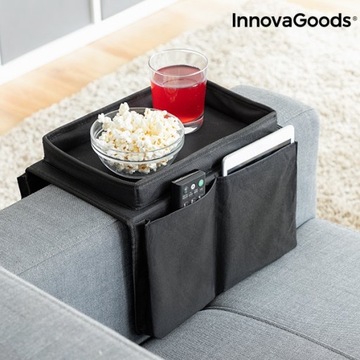 Диванный поднос InnovaGoods с органайзером для пультов дистанционного управления