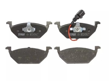 ПЕРЕДНИЕ ДИСКИ + КОЛОДКИ TRW VW GOLF V POLO 9N 256MM