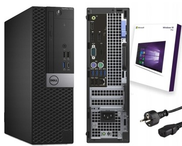 PC Komputer Dell 7050 6gen 8GB 128SSD m.2 NVMe Win10 USB-C, HDMI, DP