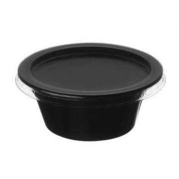 POJEMNIKI 50ml CZARNE Z WIECZKIEM SOS DIP 100szt