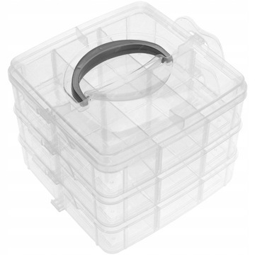 PUDEŁKO ORGANIZER NA DROBNE ELEMENTY ŚRUBKI ELEKTRONIKĘ BITY LEDY RT0311