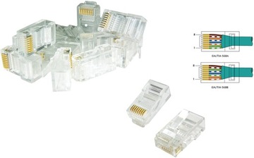 ТЕСТЕР СЕТЕВОГО КАБЕЛЯ + ИНСТРУМЕНТ ДЛЯ ОБЖИМА + РАЗЪЕМЫ RJ45