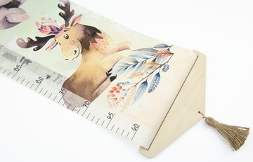 Таблица роста на ХОЛСТЕ Лесные животные III белый фон Имя Дата