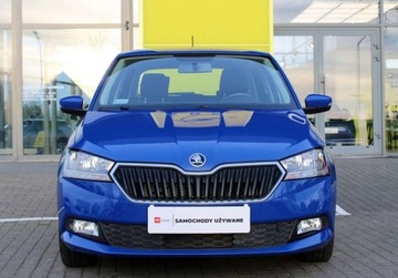 Skoda Fabia III Hatchback Facelifting 1.0 TSI 95KM 2020 Skoda Fabia 1.0 TSI 95KM M5 Ambition Czujniki parkowania SmartLink SalonPL, zdjęcie 2