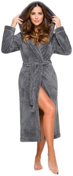 ДЛИННЫЙ ТЕПЛЫЙ ЦВЕТОЧНЫЙ ХАЛАТ ЖЕНСКИЙ ХАЛАТ M