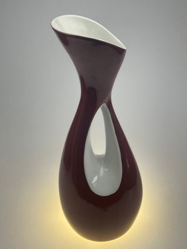 Porcelanowy wazon Calypso proj. Zbigniewa Śliwowska-Wawrzyniak Cmielów PRL