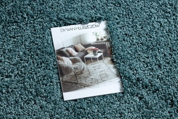 Ковер SOFFI лохматый 120x170 см СИНИЙ #AF093