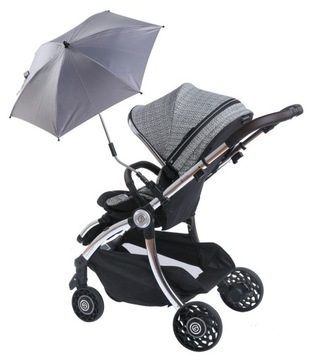 УНИВЕРСАЛЬНЫЙ ЗОНТ ДЛЯ КОЛЯСКИ UV50+ ДИАМЕТР 70 СМ РОЗОВЫЙ