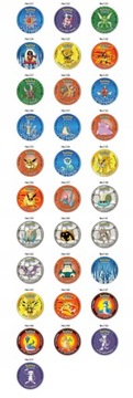 POKEMON TAZO TAZOS BOX CAŁA KOLEKCJA 160 SZT