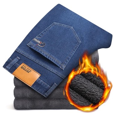 Plus Size 44 46 Oversized Jeans Winter New Fleece