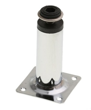 NOGA NÓŻKA MEBLOWA METALOWA CHROM WYSOKOŚĆ 100 mm