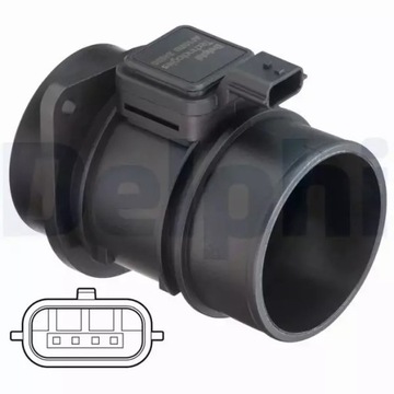 DELPHI AF10653-12B1 VÁHA VZDUCHU HMOTA VZDUCHU
