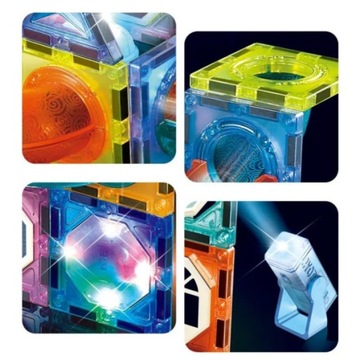 СВЕТЯЩИЕСЯ МАГНИТНЫЕ БЛОКИ СТОЙКА ДЛЯ ШАРОВ НАБОР БОЛЬШИХ ПАНЕЛИ XXL